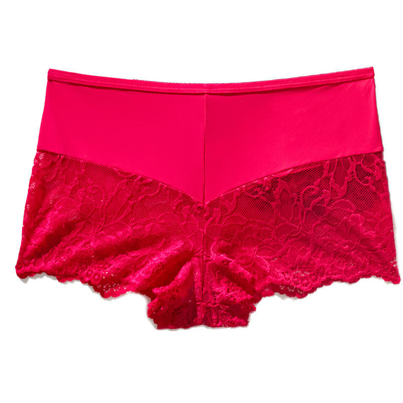 Lightweight, Mid-Length Panties with Lace Trim